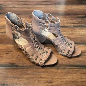 Vince Camuto open toe heels size 7m